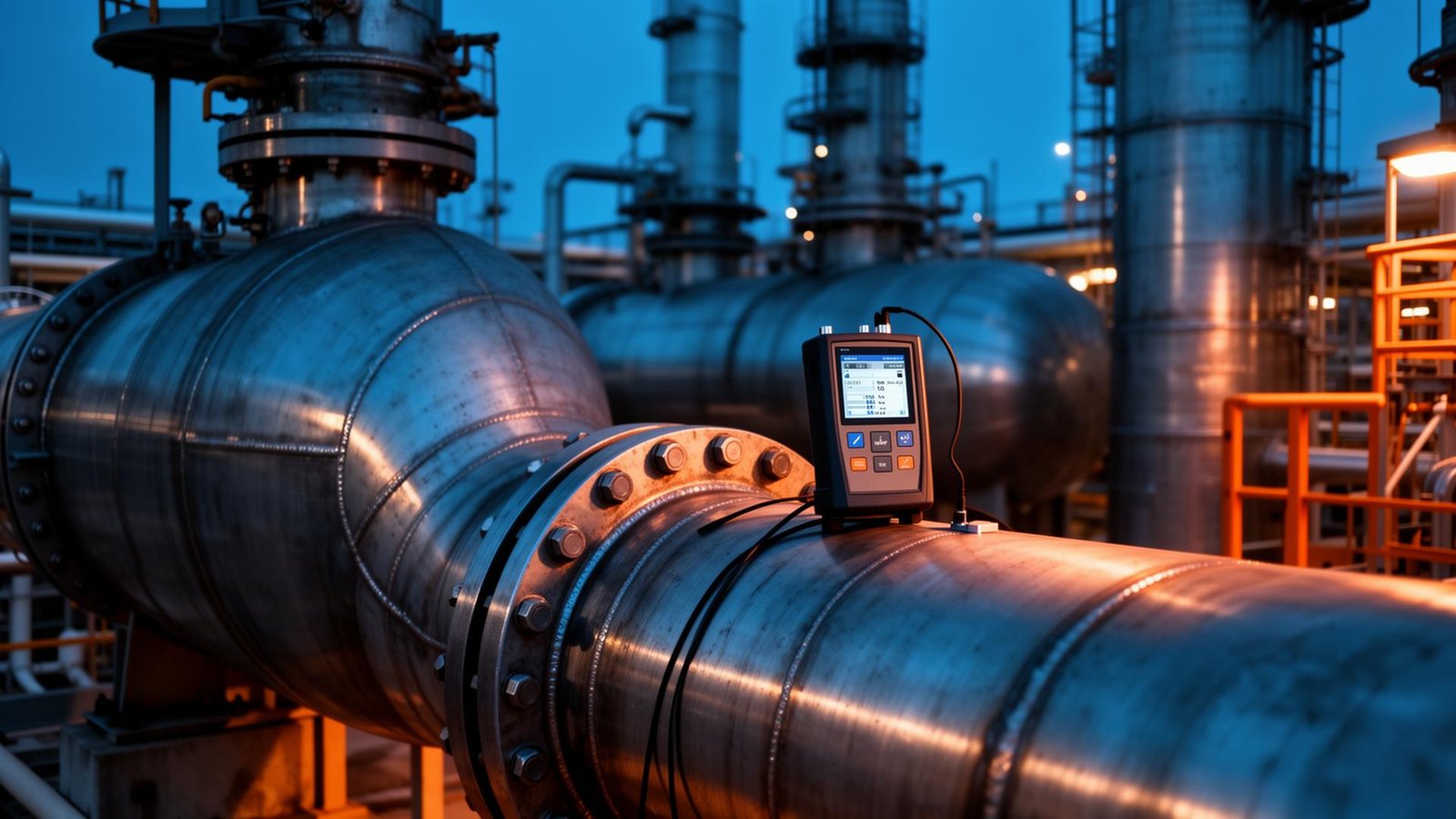 Inspeção de integridade mecânica em tubulações e vasos de pressão industriais